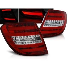Focos / Pilotos traseros de LED Mercedes C-klasa W204 Kombi 07-10 Rojo/blanco Led Bar