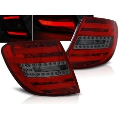 Focos / Pilotos traseros de LED Mercedes C-klasa W204 Kombi 07-10 Rojo Ahumado Led Barstyle=