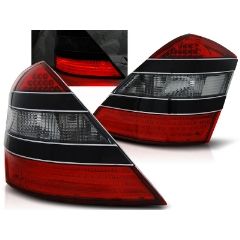Focos / Pilotos traseros de LED Mercedes W221 S-klasa 05-09 Rojo Ahumado Negro Led