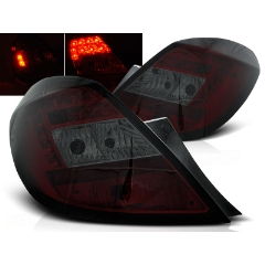 Focos / Pilotos traseros de LED Opel Corsa D 5d 04.06- Rojo Ahumado Led