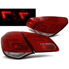 Focos / Pilotos traseros de LED Opel Astra J 10- Hatchback Rojo/blanco Ledstyle=