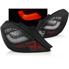 Focos / Pilotos traseros de LED Opel Corsa D 3ptas 04.06-14 Negro Led Bar