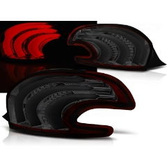 Focos / Pilotos traseros de LED Peugeot 208 4.12-06.15 Rojo Ahumado Led Barstyle=