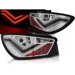 Focos / Pilotos traseros de LED Seat Ibiza 6j 3d 06.08-12 Cromado Led Barstyle=