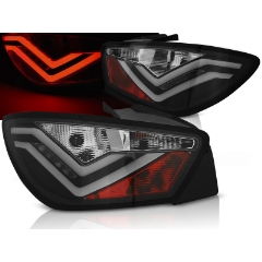 Focos / Pilotos traseros de LED Seat Ibiza 6j 3d 06.08-12 Negro Led Barstyle=