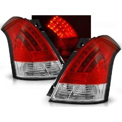 Focos / Pilotos traseros de LED Suzuki Swift 05.05-10 Rojo/blanco Ledstyle=