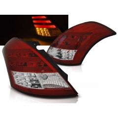 Focos / Pilotos traseros de LED Suzuki Swift Iv 10- Rojo/blanco Led Barstyle=