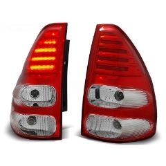 Focos / Pilotos traseros de LED Toyota Land Cruiser 120 03-09 Rojo/blanco Ledstyle=