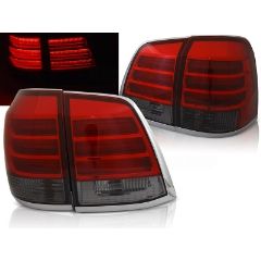 Focos / Pilotos traseros de LED Toyota Land Cruiser Fj200 07-15 Rojo Ahumados Ledstyle=