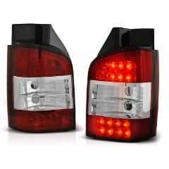 Focos / Pilotos traseros de LED VW Volkswagen T5 04.03-09 Rojo/blanco Led