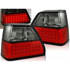 Focos / Pilotos traseros de LED VW Volkswagen Golf 2 08.83-08.91 Rojo Ahumado Ledstyle=