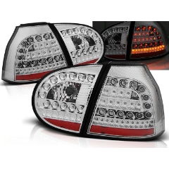 Focos / Pilotos traseros de LED VW Volkswagen Golf 5 10.03-09 Cromado Ledstyle=