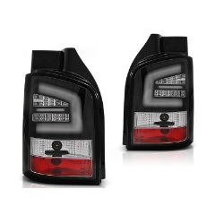 Focos / Pilotos traseros de LED VW Volkswagen T5 04.10-15 Negro Led Barstyle=