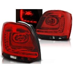 Focos / Pilotos traseros de LED VW Volkswagen Polo 09-13 Rojo Ahumado Led