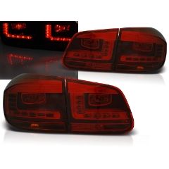 Focos / Pilotos traseros de LED VW Volkswagen Tiguan 07.11-12.15 Rojo Ahumado Ledstyle=