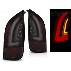 Focos / Pilotos traseros de LED VW Volkswagen Up! 3.11- / Skoda Citigo 12.11- Rojo Ahumado Led Barstyle=