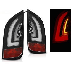 Focos / Pilotos traseros de LED VW Volkswagen Up! 3.11- / Skoda Citigo 12.11- Negro Led Barstyle=