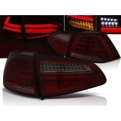 Focos / Pilotos traseros de LED VW Volkswagen Golf 7 13- Rojo Ahumado Led Barstyle=