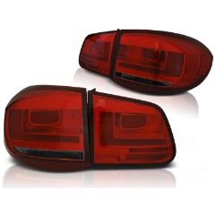 Focos / Pilotos traseros de LED VW Volkswagen Tiguan 07-07.11 Rojos ahumados Led Barstyle=