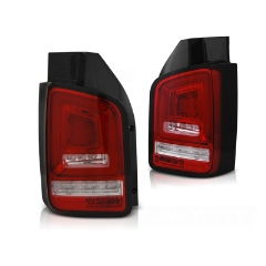 Focos / Pilotos traseros de LED VW Volkswagen T5 04.03-09 Rojos White Full Led-intermitente Dinamico Indicatorstyle=