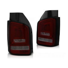 Focos / Pilotos traseros de LED VW Volkswagen T5 04.03-09 Rojos ahumados Full Led-intermitente Dinamico Indicator