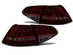 Focos / Pilotos traseros de LED VW Volkswagen Golf 7 13-17 Rojos ahumados Led GTI Look-intermitente Dinamicostyle=