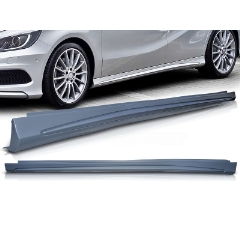 Taloneras laterales deportivas Mercedes W176 07.12- / CLA W117 01.13- AMG Lookstyle=