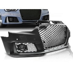 Parachoques delantero deportivo Audi A3 12-16 Rs3 Look Cromado Negro Pdcstyle=
