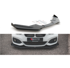 Racing Durability Splitter delantero inferior ABS V.3 + Flaps for BMW 1 F20 M-Pack Facelift / M140i - BMW/Serie 1/F20- F21 Facestyle=