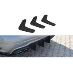 Difusor Spoiler TRASERO v.1 Mercedes C W204 AMG-Line (Restyling) - ABS Maxton