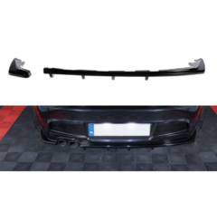 Splitter trasero central (con barras verticales) for BMW 1 E81/ E87 M-PACK FACELIFT - BMW/Serie 1/E82 Facelift Maxtonstyle=