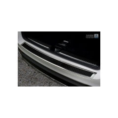 Protector Parachoques en Acero Inoxidable Mercedes Glc 2015- Cromado/Look Fibra Carbono Negro
