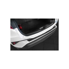 Protector Parachoques en Acero Inoxidable Toyota C-hr 2016- Negro/Look Fibra Carbono Negro