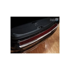 Protector Parachoques en Acero Inoxidable Volvo Xc60 2013-2016 Cromado/Look Fibra Carbono Rojo-negro