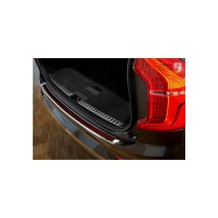 Protector Parachoques en Acero Inoxidable Volvo Xc90 2015- Cromado/Look Fibra Carbono Rojo-negrostyle=