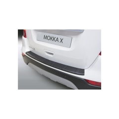 Protector Parachoques en Plastico ABS Opel Mokka X 10.2016- Con Canal Negrostyle=