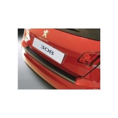 Protector Parachoques en Plastico ABS Peugeot 308 5 puertas 10.2013- Negrostyle=