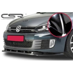 Spoiler deportivo espada espadin VW Golf 6 GTI/GTD 2008-2012 Negro brillante