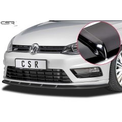 Spoiler deportivo parachoques delantero espada espadin VW Golf VII solo valido para R-Line 08/2012- Negro brillantestyle=